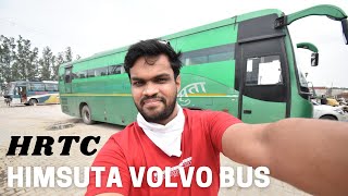 Delhi to Shimla Volvo Bus Journey in HRTC Himsuta [upl. by Allekram110]