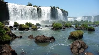 Iguazú Waterfalls in Argentina and Brazil  Iguacu Falls Wasserfälle [upl. by Rutra]