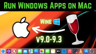 Install Wine on MacOS  Run Windows Apps Easily on any Mac [upl. by Yerot]