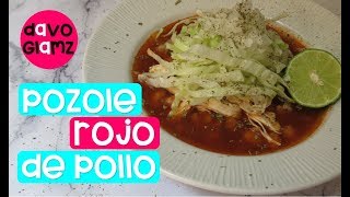 Como Preparar Pozole De Pollo  Pozole Rojo Noche Mexicana  DavoGlamz [upl. by Tehc]