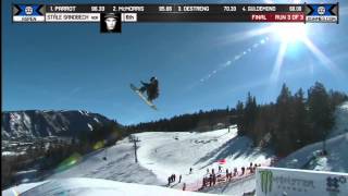 Ståle Sandbech gets bronze in Mens SBD Slopestyle [upl. by Thorpe]