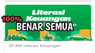 Kunci Jawaban Topik Training Literasi Keuangan 100 Benar Semua  Grab Academy 2022 [upl. by Haleelahk]