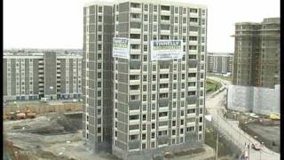 Ballymun Flats Demolition Dublin Ireland NEW HQ DESTRUCTION [upl. by Ecilahs]