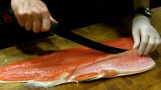 How to Trim a Salmon Fillet [upl. by Hgalehs]