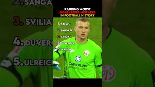 Worst Goalkeeper Mistakes in Football History [upl. by Hecklau]