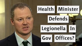 Tory Health Minister Defends Legionella And Raw Sewage In Government Offices [upl. by Wickner]