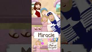 MIRACLE JAIRUS DAUGHTER JESUS RAISES DEAD GIRL· BIBLE STORIES FOR CHILDREN KIDS CARTOON shorts [upl. by Beker]