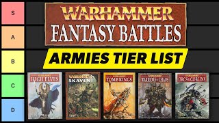 Every 8th Ed Warhammer Fantasy Army Book Ranked [upl. by Elletnahc]