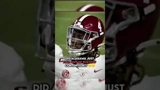 Did Alabama just fall out of playoffs contention 🤔🤔 shorts [upl. by Erik]