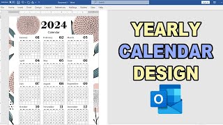 How to Create Yearly Calendar in ms word free Calendar Templet [upl. by Rodgers608]