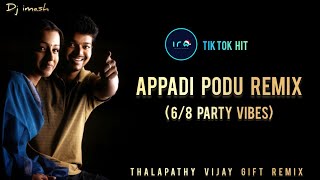 Appadi podu dance remix  68 party vibes  1080p  Djay imash Ashsehu [upl. by Atekihs]