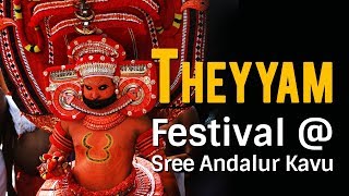 Experience Ramayanam in Theyyam  Sree Andalur Kavu [upl. by Thurnau252]