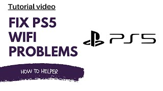 HOW TO FIX PS5 WIFI PROBLEMS FULL GUIDE [upl. by Frederica642]