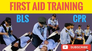 First Aid Training II Basic Life Support II Cardiopulmonary Resuscitation II Saratsingha2024 [upl. by Yecac]