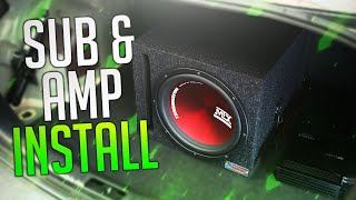 How to Install an Amp amp Subwoofer EASY 2024 [upl. by Ahsiruam678]