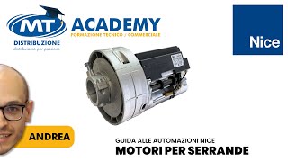 Guida alle automazioni Nice  Episodio 6 Motori per serrande [upl. by Arrad691]