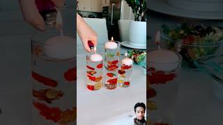 How to make floating candles for the Holidays DIY decor shorts [upl. by Nylahsoj]