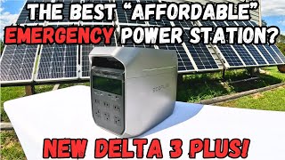 EcoFlow Delta 3 Plus The Best quotAFFORDABLEquot Power Station [upl. by Rockwood]