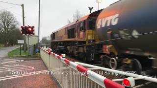 Reepham amp Cherry Willingham Level Crossings 16012017 [upl. by Droffilc]