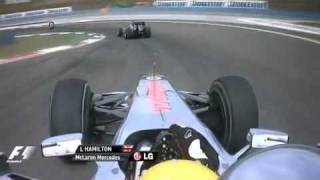 Hot Laps by Lewis Hamilton 2010 in Turkey [upl. by Yttam78]