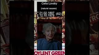 7 Soylent Green actors who have passed away part 1 [upl. by Adeehsar81]