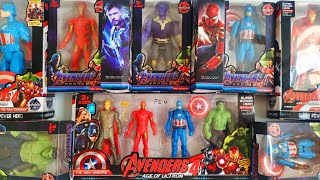 AVENGERS TOYSAction FiguresUnboxingCheap priceIronmanhulkthorspidermantoys [upl. by Nya]