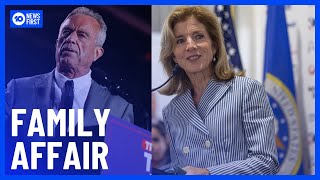 Caroline Kennedy Labels Cousin RFK Jr’s Vaccine Comments “Dangerous”  10 News First [upl. by Mackey397]