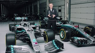 2019 vs 2018 Mercedes F1 Car Explained [upl. by Diarmuid]