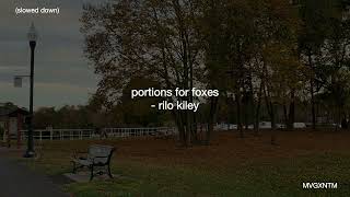 portions for foxes  rilo kiley slowed down [upl. by Beitch544]