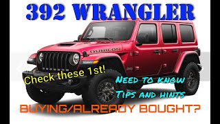 392 JEEP WRANGLER BuyingOwn a 392 some tips and things to check [upl. by Voe]