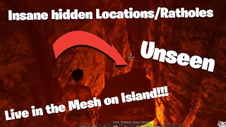 Island Ratholes Mesh Holes and Hidden Base locations [upl. by Tnairb572]