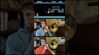 Mario Underground Theme sounds so cool on Trombone trombone mariosongs [upl. by Eyahsal]