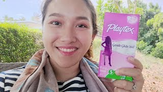 Tampon 101  How to Use Tampon ft PLAYTEX TAMPON [upl. by Nethsa705]