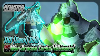 REMATCH Toram Online  THS Semi Solo VS War Dragon Turba Ultimate Difficulty [upl. by Alegnave]