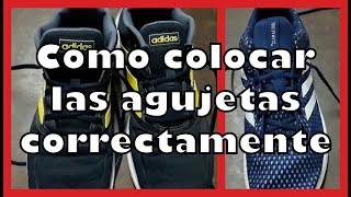 Como colocar las agujetas a los sneakers  RUNFALCON y QUESTAR CLIMACOOL [upl. by Bronnie]