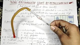 TOTAL RBC COUNT BY NEUBAUER CHAMBER [upl. by Aramoiz922]