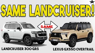 Theyre The SAME  Lexus GX550 vs LandCruiser 300GRS [upl. by Mildrid]