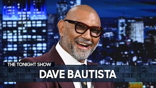 Dave Bautista Talks Wrestling in the WWE and Working with Samuel L Jackson  The Tonight Show [upl. by Eillat]