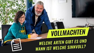 Vollmacht schreiben  Welche Arten gibt es und wann ist welche sinnvoll  Daub amp Bürgelin [upl. by Notgnirra808]