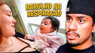 A AYLA TA COM PROBLEMA DE RESPIRAÇÃO😰TIVEMOS QUE LEVAR ELA NO MÉDICO [upl. by Udella]