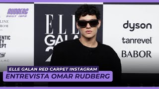 Entrevista Omar Rudberg  Elle Galan Red Carpet  Live Instagram [upl. by Vala]