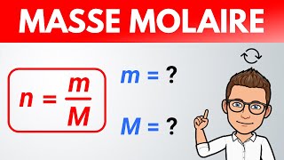 QUANTITÉ DE MATIÈRE masse et masse molaire  Chimie  Manipuler une formule [upl. by Hodess338]