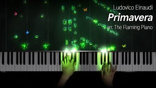 🦋 Ludovico Einaudi  Primavera 🦋 ADVANCED piano cover [upl. by Namijneb]