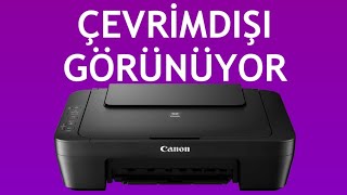 Canon Yazıcı Çevrimdışı Görünüyor Sorunu Çözümü [upl. by Anyahs]