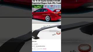 How to Mod Your Toyota Corolla the Right Way😎 toyota corolla mods cars shorts [upl. by Ilrac]