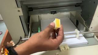 How to Replace Separation Pad and Paper Pickup Roller In Copy Printer DX 2430 [upl. by Nybbor662]