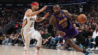 Pelicans Stat Leader Highlights Jose Alvarado grabs 4 steals vs Los Angeles Lakers [upl. by Ardnu]