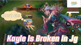 Kayle Gameplay  M3ZO JG  WILD RIFT [upl. by Korie]