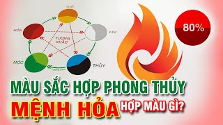 Mệnh Hỏa hợp màu gì  Mệnh Hỏa Kỵ màu gì  Màu sắc phong thủy  Trong thiết kế và cuộc sống [upl. by Erdnua322]