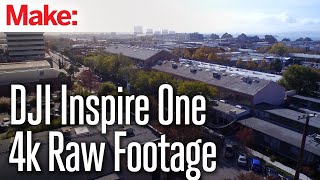 DJI Inspire One 4k Raw Aerial Footage [upl. by Edrock]